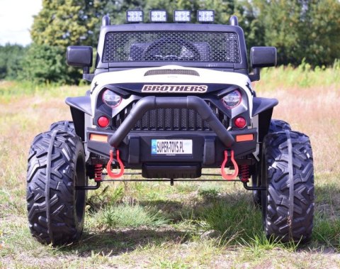 JEEP NA AKUMULATOR BROTHERS , WSPOMAGANIE KIEROWNICY, MIĘKKIE KOŁA, MIĘKKIE SIEDZENIE 24V - 400W/JEEP-JC-666 JEEP NA AKUMULATOR BROTHERS , WSPOMAGANIE KIEROWNICY, MIĘKKIE KOŁA, MIĘKKIE SIEDZENIE 24V - 400W/JEEP-JC-666