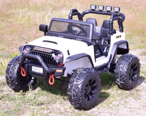 JEEP NA AKUMULATOR BROTHERS , WSPOMAGANIE KIEROWNICY, MIĘKKIE KOŁA, MIĘKKIE SIEDZENIE 24V - 400W/JEEP-JC-666 JEEP NA AKUMULATOR BROTHERS , WSPOMAGANIE KIEROWNICY, MIĘKKIE KOŁA, MIĘKKIE SIEDZENIE 24V - 400W/JEEP-JC-666