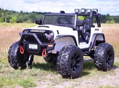 JEEP NA AKUMULATOR BROTHERS , WSPOMAGANIE KIEROWNICY, MIĘKKIE KOŁA, MIĘKKIE SIEDZENIE 24V - 400W/JEEP-JC-666 JEEP NA AKUMULATOR BROTHERS , WSPOMAGANIE KIEROWNICY, MIĘKKIE KOŁA, MIĘKKIE SIEDZENIE 24V - 400W/JEEP-JC-666