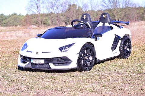 LICENCJONOWANY LAMBORGHINI AVENTADOR SVJ DLA 2 DZIECI, FUNKCJA DRIFTU MIĘKKIE SIEDZENIE, MIĘKKIE KOŁA/SX2028 LICENCJONOWANY LAMBORGHINI AVENTADOR SVJ DLA 2 DZIECI, FUNKCJA DRIFTU MIĘKKIE SIEDZENIE, MIĘKKIE KOŁA/SX2028