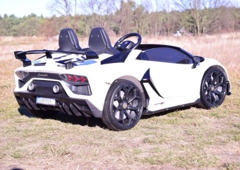 LICENCJONOWANY LAMBORGHINI AVENTADOR SVJ DLA 2 DZIECI, FUNKCJA DRIFTU MIĘKKIE SIEDZENIE, MIĘKKIE KOŁA/SX2028 LICENCJONOWANY LAMBORGHINI AVENTADOR SVJ DLA 2 DZIECI, FUNKCJA DRIFTU MIĘKKIE SIEDZENIE, MIĘKKIE KOŁA/SX2028