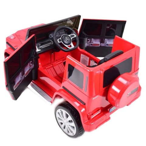 MERCEDES G500 NA AKUMULATOR MIĘKKIE KOŁA EVA, MIĘKKIE SIEDZENIE, LAKIEROWANY FULL OPCJA/JJ2077 MERCEDES G500 NA AKUMULATOR MIĘKKIE KOŁA EVA, MIĘKKIE SIEDZENIE, LAKIEROWANY FULL OPCJA/JJ2077