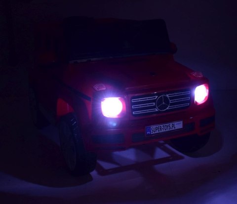 MERCEDES G500 NA AKUMULATOR MIĘKKIE KOŁA EVA, MIĘKKIE SIEDZENIE, LAKIEROWANY FULL OPCJA/JJ2077 MERCEDES G500 NA AKUMULATOR MIĘKKIE KOŁA EVA, MIĘKKIE SIEDZENIE, LAKIEROWANY FULL OPCJA/JJ2077