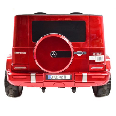 MERCEDES G63 AMG DLA 2 DZIECI, 24V, 4X4, MIĘKKIE KOŁA EVA, MIĘKKIE SIEDZENIE, LAKIER POLEROWANY FULL OPCJA/S-307 MERCEDES G63 AMG DLA 2 DZIECI, 24V, 4X4, MIĘKKIE KOŁA EVA, MIĘKKIE SIEDZENIE, LAKIER POLEROWANY FULL OPCJA/S-307