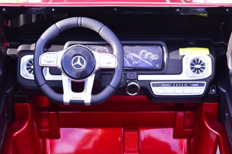 MERCEDES G63 AMG DLA 2 DZIECI, 24V, 4X4, MIĘKKIE KOŁA EVA, MIĘKKIE SIEDZENIE, LAKIER POLEROWANY FULL OPCJA/S-307 MERCEDES G63 AMG DLA 2 DZIECI, 24V, 4X4, MIĘKKIE KOŁA EVA, MIĘKKIE SIEDZENIE, LAKIER POLEROWANY FULL OPCJA/S-307