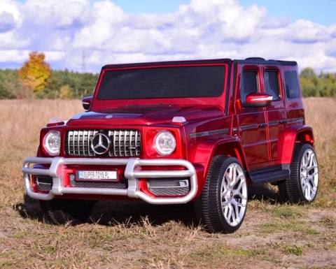 MERCEDES G63 AMG DLA 2 DZIECI, 24V, 4X4, MIĘKKIE KOŁA EVA, MIĘKKIE SIEDZENIE, LAKIER POLEROWANY FULL OPCJA/S-307 MERCEDES G63 AMG DLA 2 DZIECI, 24V, 4X4, MIĘKKIE KOŁA EVA, MIĘKKIE SIEDZENIE, LAKIER POLEROWANY FULL OPCJA/S-307