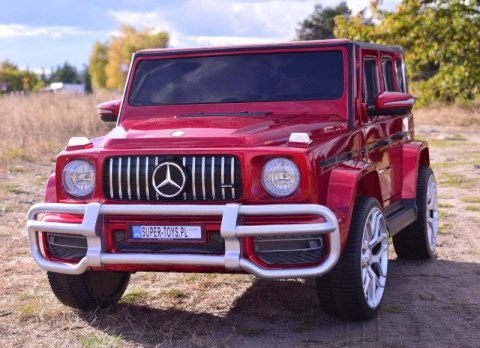 MERCEDES G63 AMG DLA 2 DZIECI, 24V, 4X4, MIĘKKIE KOŁA EVA, MIĘKKIE SIEDZENIE, LAKIER POLEROWANY FULL OPCJA/S-307 MERCEDES G63 AMG DLA 2 DZIECI, 24V, 4X4, MIĘKKIE KOŁA EVA, MIĘKKIE SIEDZENIE, LAKIER POLEROWANY FULL OPCJA/S-307