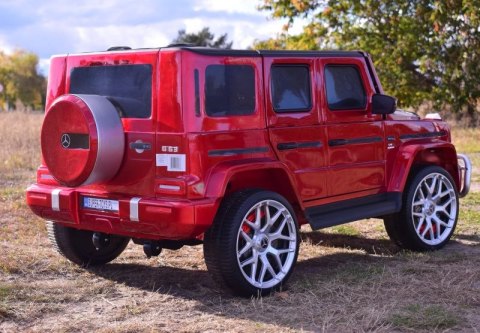 MERCEDES G63 AMG DLA 2 DZIECI, 24V, 4X4, MIĘKKIE KOŁA EVA, MIĘKKIE SIEDZENIE, LAKIER POLEROWANY FULL OPCJA/S-307 MERCEDES G63 AMG DLA 2 DZIECI, 24V, 4X4, MIĘKKIE KOŁA EVA, MIĘKKIE SIEDZENIE, LAKIER POLEROWANY FULL OPCJA/S-307