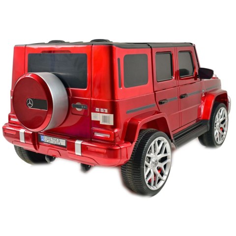 MERCEDES G63 AMG DLA 2 DZIECI, 24V, 4X4, MIĘKKIE KOŁA EVA, MIĘKKIE SIEDZENIE, LAKIER POLEROWANY FULL OPCJA/S-307 MERCEDES G63 AMG DLA 2 DZIECI, 24V, 4X4, MIĘKKIE KOŁA EVA, MIĘKKIE SIEDZENIE, LAKIER POLEROWANY FULL OPCJA/S-307