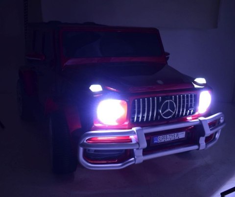 MERCEDES G63 AMG DLA 2 DZIECI, 24V, 4X4, MIĘKKIE KOŁA EVA, MIĘKKIE SIEDZENIE, LAKIER POLEROWANY FULL OPCJA/S-307 MERCEDES G63 AMG DLA 2 DZIECI, 24V, 4X4, MIĘKKIE KOŁA EVA, MIĘKKIE SIEDZENIE, LAKIER POLEROWANY FULL OPCJA/S-307