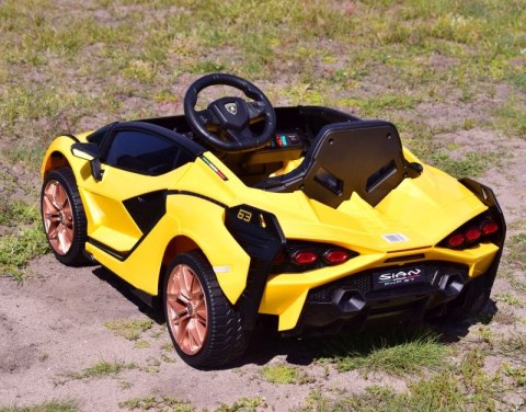 ORYGINALNE LAMBORGHINI SIAN, MIĘKKIE KOŁA, MIĘKKIE SIEDZENIE, FUNKCJA BUJANIA - FULL OPCJA /QLS6388 ORYGINALNE LAMBORGHINI SIAN, MIĘKKIE KOŁA, MIĘKKIE SIEDZENIE, FUNKCJA BUJANIA - FULL OPCJA /QLS6388