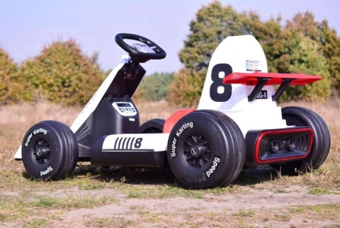 SZYBKI GOKART FANCY NA AKUMULATOR 12V, REGULOWANA - ROZSUWANA RAMA, SUPER ZABAWA\BDQ-8 SZYBKI GOKART FANCY NA AKUMULATOR 12V, REGULOWANA - ROZSUWANA RAMA, SUPER ZABAWA\BDQ-8
