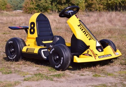SZYBKI GOKART FANCY NA AKUMULATOR 12V, REGULOWANA - ROZSUWANA RAMA, SUPER ZABAWA\BDQ-8 SZYBKI GOKART FANCY NA AKUMULATOR 12V, REGULOWANA - ROZSUWANA RAMA, SUPER ZABAWA\BDQ-8