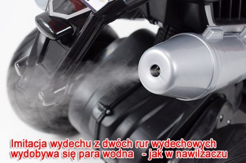 DUŻY MOTOR ŚCIGACZ Z SYMULACJĄ WYDECHU, MIĘKKIE KOŁA STRONG 2 EXCLUSIVE/6288A DUŻY MOTOR ŚCIGACZ Z SYMULACJĄ WYDECHU, MIĘKKIE KOŁA STRONG 2 EXCLUSIVE/6288A