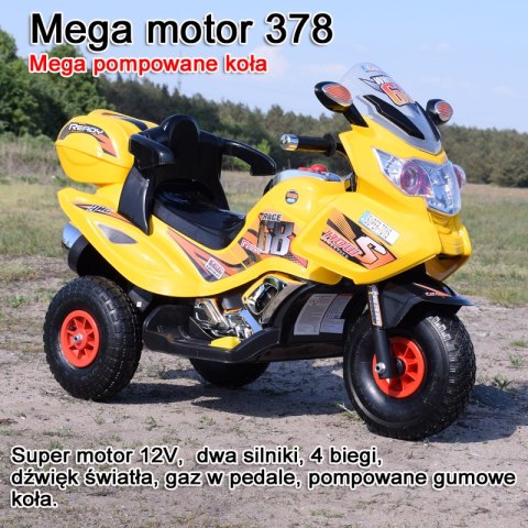 MEGA MOTOR 4 BIEGI,2 SILNIKI STRONG 2,OPARCIE, POMPOWANE KOŁA/ PB-378 MEGA MOTOR 4 BIEGI,2 SILNIKI STRONG 2,OPARCIE, POMPOWANE KOŁA/ PB-378