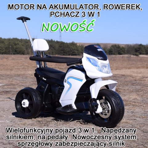 MOTOREK NA AKUMULATOR, ROWEREK I PCHACZ 3 W JEDNYM, NOWOŚĆ/HL108 MOTOREK NA AKUMULATOR, ROWEREK I PCHACZ 3 W JEDNYM, NOWOŚĆ/HL108