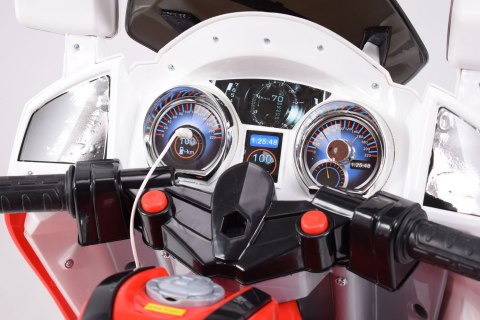 MEGA WIELKI MOTOR HERO Z DŹWIĘKAMI NA POMPOWANYCH KOŁACH NOWOŚĆ / 8815 12 V MEGA WIELKI MOTOR HERO Z DŹWIĘKAMI NA POMPOWANYCH KOŁACH NOWOŚĆ / 8815 12 V