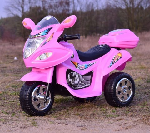 Motorek dla maluszka, dźwięki, światła, miękkie siedzenie/LL1188 Motorek dla maluszka, dźwięki, światła, miękkie siedzenie/LL1188