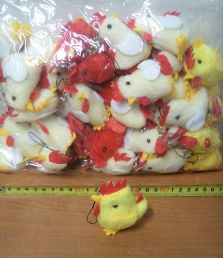 Brelok zawieszka 12szt. KURA | SN0089 Brelok zawieszka 12szt. KURA | SN0089
