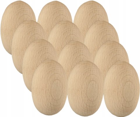 Jajko 10szt. drewniane naturalne Jajko 10szt. drewniane naturalne