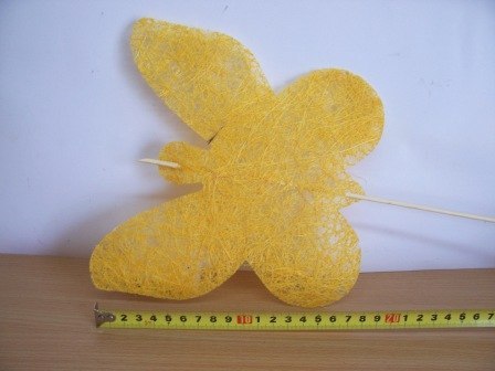 Motyl / liść z sizalu Motyl / liść z sizalu