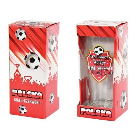 Szklanka do piwa 500ml KTO WYGRA MECZ POLSKA Szklanka do piwa 500ml KTO WYGRA MECZ POLSKA