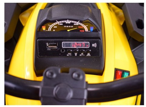 WIELKI QUAD NA AKUMULATOR POWER HERO - 4 SILNIKI, MIĘKKIE KOŁA/QLS3288 WIELKI QUAD NA AKUMULATOR POWER HERO - 4 SILNIKI, MIĘKKIE KOŁA/QLS3288