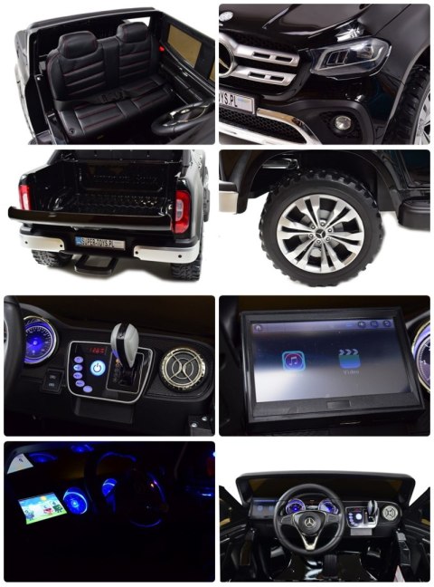 MERCEDES X LICENCJA, - 4X4 , 2x12V PANEL MP4, MIĘKKIE KOŁA EVA, MIĘKKIE SIEDZENIE, LAKIER POLEROWANY, FULL OPCJA/XMX606 MERCEDES X LICENCJA, - 4X4 , 2x12V PANEL MP4, MIĘKKIE KOŁA EVA, MIĘKKIE SIEDZENIE, LAKIER POLEROWANY, FULL OPCJA/XMX606