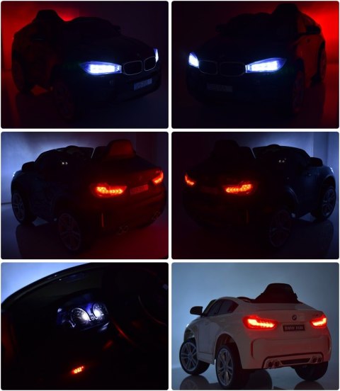ORYGINALNE BMW X6M W NAJLEPSZEJ WERSJI, MIĘKKIE SIEDZENIE, PILOT 2.4 GHZ/ 2199 ORYGINALNE BMW X6M W NAJLEPSZEJ WERSJI, MIĘKKIE SIEDZENIE, PILOT 2.4 GHZ/ 2199