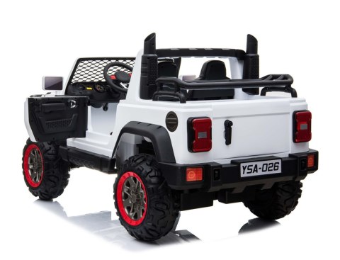 MEGA DZIP 4X4, MIĘKKIE KOŁA EVA, MIĘKKIE SIEDZENIE, PANEL, FULL OPCJA 2x12V /YSA026 MEGA DZIP 4X4, MIĘKKIE KOŁA EVA, MIĘKKIE SIEDZENIE, PANEL, FULL OPCJA 2x12V /YSA026