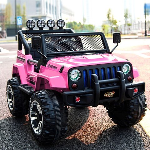 MEGA JEEP SUNSHINE, NAPĘD 4X4, 2X12V ,WOLNY START/ MIĘKKIE KOŁA, BLUETOOTH, RADIO EXCLUSIVE/2388 MEGA JEEP SUNSHINE, NAPĘD 4X4, 2X12V ,WOLNY START/ MIĘKKIE KOŁA, BLUETOOTH, RADIO EXCLUSIVE/2388