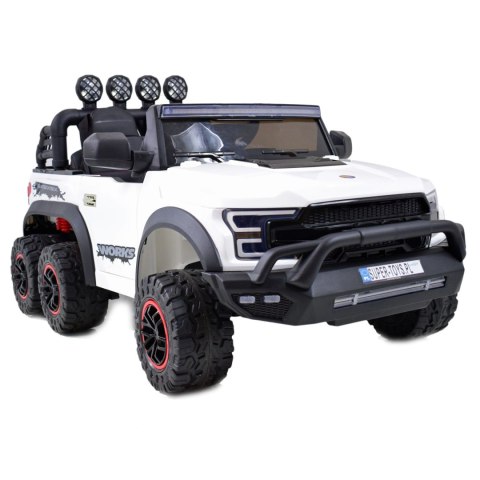 MEGA JEEP WORKS SIX 4X4, 2 X 12V MĘKKIE KOŁA, MIĘKKIE SIEDZENIE/JC003 MEGA JEEP WORKS SIX 4X4, 2 X 12V MĘKKIE KOŁA, MIĘKKIE SIEDZENIE/JC003