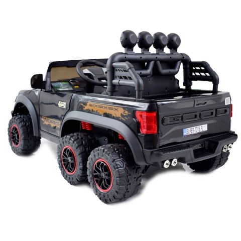 MEGA JEEP WORKS SIX 4X4, 2 X 12V MĘKKIE KOŁA, MIĘKKIE SIEDZENIE/JC003 MEGA JEEP WORKS SIX 4X4, 2 X 12V MĘKKIE KOŁA, MIĘKKIE SIEDZENIE/JC003