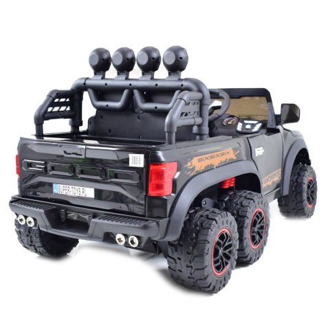MEGA JEEP WORKS SIX 4X4, 2 X 12V MĘKKIE KOŁA, MIĘKKIE SIEDZENIE/JC003 MEGA JEEP WORKS SIX 4X4, 2 X 12V MĘKKIE KOŁA, MIĘKKIE SIEDZENIE/JC003