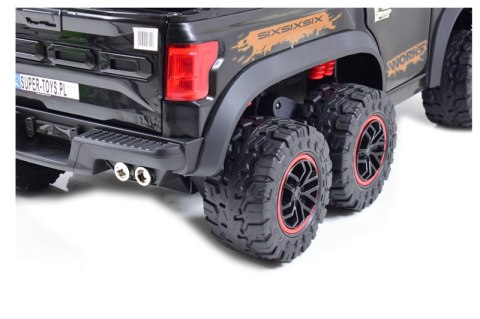 MEGA JEEP WORKS SIX 4X4, 2 X 12V MĘKKIE KOŁA, MIĘKKIE SIEDZENIE/JC003 MEGA JEEP WORKS SIX 4X4, 2 X 12V MĘKKIE KOŁA, MIĘKKIE SIEDZENIE/JC003