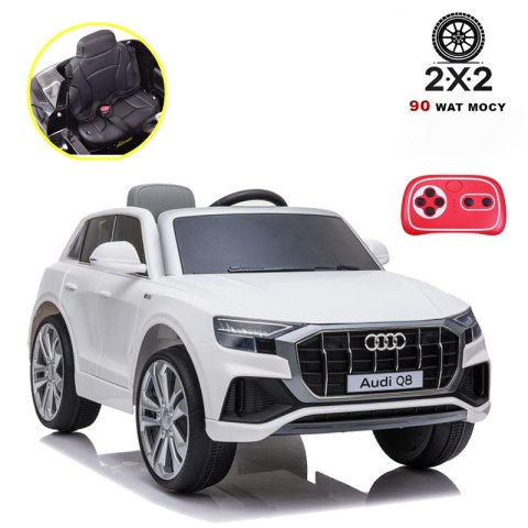 ORYGINALNE AUDI Q8 W NAJLEPSZEJ OPCJI, MIĘKKIE KOŁA, MIĘKKIE SIEDZENIE/JJ2066 ORYGINALNE AUDI Q8 W NAJLEPSZEJ OPCJI, MIĘKKIE KOŁA, MIĘKKIE SIEDZENIE/JJ2066