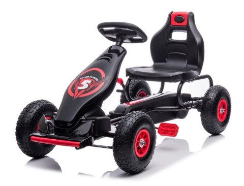 DUŻY GOKART NA PEDAŁY SUPER POWER 5, POMPOWANE KOŁA/G18 DUŻY GOKART NA PEDAŁY SUPER POWER 5, POMPOWANE KOŁA/G18