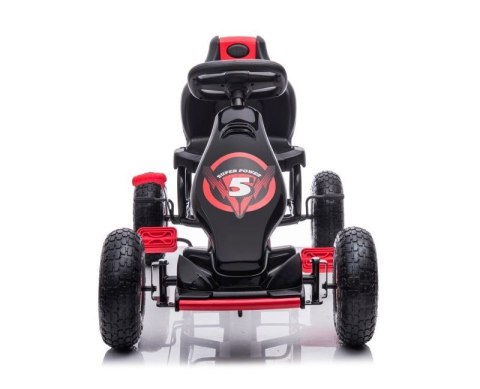 DUŻY GOKART NA PEDAŁY SUPER POWER 5, POMPOWANE KOŁA/G18 DUŻY GOKART NA PEDAŁY SUPER POWER 5, POMPOWANE KOŁA/G18