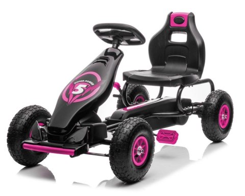DUŻY GOKART NA PEDAŁY SUPER POWER 5, POMPOWANE KOŁA/G18 DUŻY GOKART NA PEDAŁY SUPER POWER 5, POMPOWANE KOŁA/G18