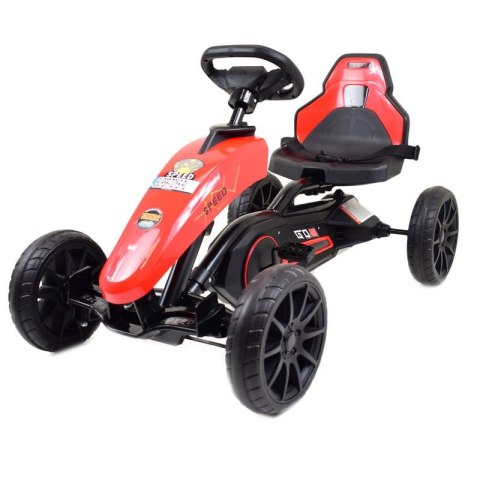 DUŻY GOKART SPEED NA PEDAŁY Z HAMULCEM, REGULOWANE SIEDZENIE, JAKOŚĆ/AHL005 DUŻY GOKART SPEED NA PEDAŁY Z HAMULCEM, REGULOWANE SIEDZENIE, JAKOŚĆ/AHL005