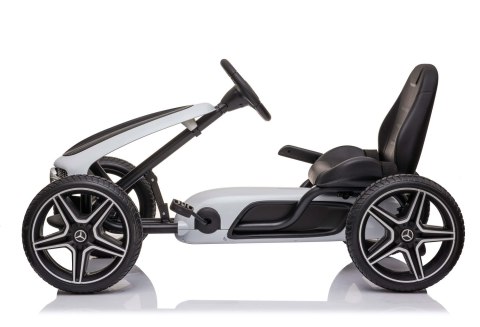 GOKART NA PEDAŁY LICENCJA MERCEDESA KOŁA EVA, MIĘKKIE SIEDZENIE Z LOGIEM MB JAKOŚĆ /XMX610 GOKART NA PEDAŁY LICENCJA MERCEDESA KOŁA EVA, MIĘKKIE SIEDZENIE Z LOGIEM MB JAKOŚĆ /XMX610