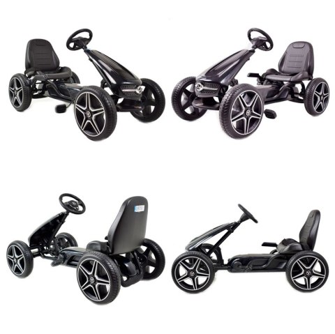 GOKART NA PEDAŁY LICENCJA MERCEDESA KOŁA EVA, MIĘKKIE SIEDZENIE Z LOGIEM MB JAKOŚĆ /XMX610 GOKART NA PEDAŁY LICENCJA MERCEDESA KOŁA EVA, MIĘKKIE SIEDZENIE Z LOGIEM MB JAKOŚĆ /XMX610