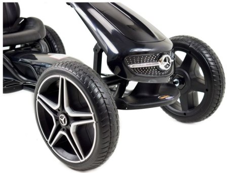 GOKART NA PEDAŁY LICENCJA MERCEDESA KOŁA EVA, MIĘKKIE SIEDZENIE Z LOGIEM MB JAKOŚĆ /XMX610 GOKART NA PEDAŁY LICENCJA MERCEDESA KOŁA EVA, MIĘKKIE SIEDZENIE Z LOGIEM MB JAKOŚĆ /XMX610