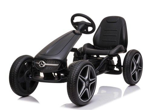 GOKART NA PEDAŁY LICENCJA MERCEDESA KOŁA EVA, MIĘKKIE SIEDZENIE Z LOGIEM MB JAKOŚĆ /XMX610 GOKART NA PEDAŁY LICENCJA MERCEDESA KOŁA EVA, MIĘKKIE SIEDZENIE Z LOGIEM MB JAKOŚĆ /XMX610