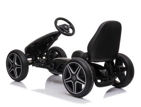 GOKART NA PEDAŁY LICENCJA MERCEDESA KOŁA EVA, MIĘKKIE SIEDZENIE Z LOGIEM MB JAKOŚĆ /XMX610 GOKART NA PEDAŁY LICENCJA MERCEDESA KOŁA EVA, MIĘKKIE SIEDZENIE Z LOGIEM MB JAKOŚĆ /XMX610
