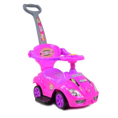 JEŹDZIK, ODPYCHACZ Z DŹWIĘKAMI MEGA CAR 6W 1 Z DASZKIEM/TC202 JEŹDZIK, ODPYCHACZ Z DŹWIĘKAMI MEGA CAR 6W 1 Z DASZKIEM/TC202