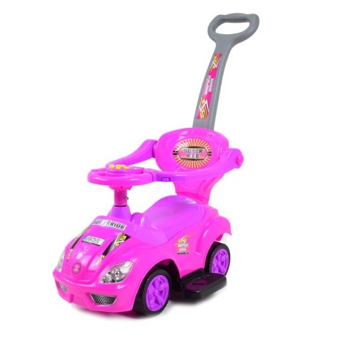 JEŹDZIK, ODPYCHACZ Z DŹWIĘKAMI MEGA CAR 6W 1 Z DASZKIEM/TC202 JEŹDZIK, ODPYCHACZ Z DŹWIĘKAMI MEGA CAR 6W 1 Z DASZKIEM/TC202