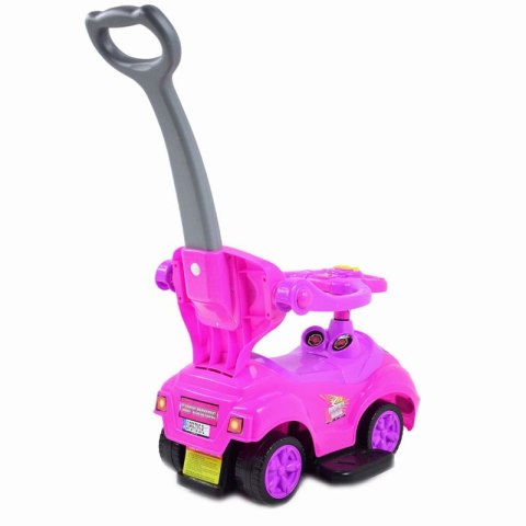 JEŹDZIK, ODPYCHACZ Z DŹWIĘKAMI MEGA CAR 6W 1 Z DASZKIEM/TC202 JEŹDZIK, ODPYCHACZ Z DŹWIĘKAMI MEGA CAR 6W 1 Z DASZKIEM/TC202