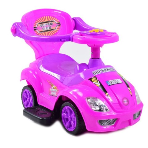 JEŹDZIK, ODPYCHACZ Z DŹWIĘKAMI MEGA CAR 6W 1 Z DASZKIEM/TC202 JEŹDZIK, ODPYCHACZ Z DŹWIĘKAMI MEGA CAR 6W 1 Z DASZKIEM/TC202