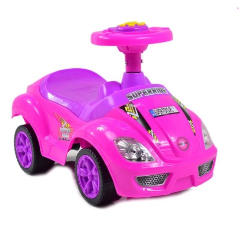 JEŹDZIK, ODPYCHACZ Z DŹWIĘKAMI MEGA CAR 6W 1 Z DASZKIEM/TC202 JEŹDZIK, ODPYCHACZ Z DŹWIĘKAMI MEGA CAR 6W 1 Z DASZKIEM/TC202